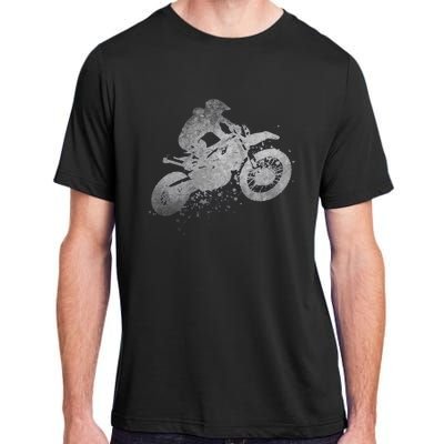 Dirt Bike Rider Racing Extreme Sports Vintage Teen Boy Adult ChromaSoft Performance T-Shirt