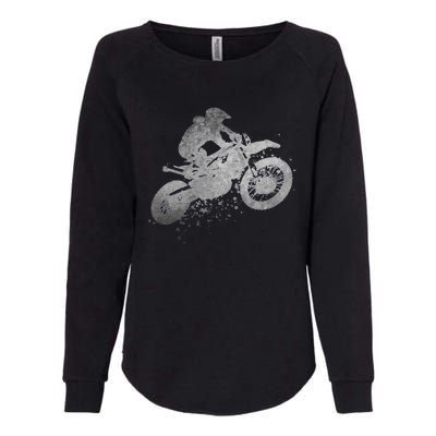 Dirt Bike Rider Racing Extreme Sports Vintage Teen Boy Womens California Wash Sweatshirt