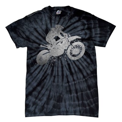 Dirt Bike Rider Racing Extreme Sports Vintage Teen Boy Tie-Dye T-Shirt