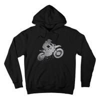 Dirt Bike Rider Racing Extreme Sports Vintage Teen Boy Tall Hoodie