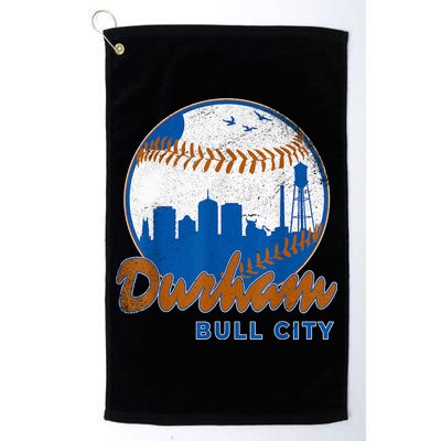 Durham Baseball Skyline Classic Bull City North Carolina Golf Towel