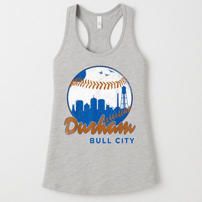 Durham Baseball Skyline Classic Bull City North Carolina Womens Tank Top