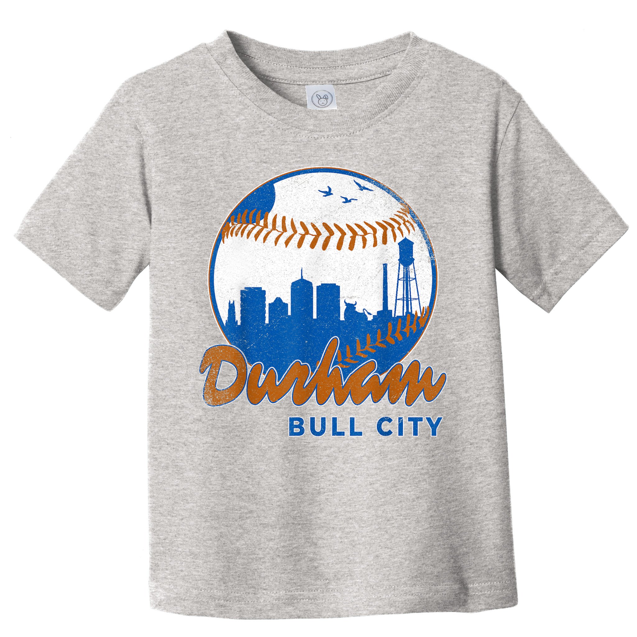 Durham Baseball Skyline Classic Bull City North Carolina Toddler T-Shirt