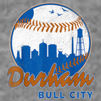 Durham Baseball Skyline Classic Bull City North Carolina Toddler T-Shirt