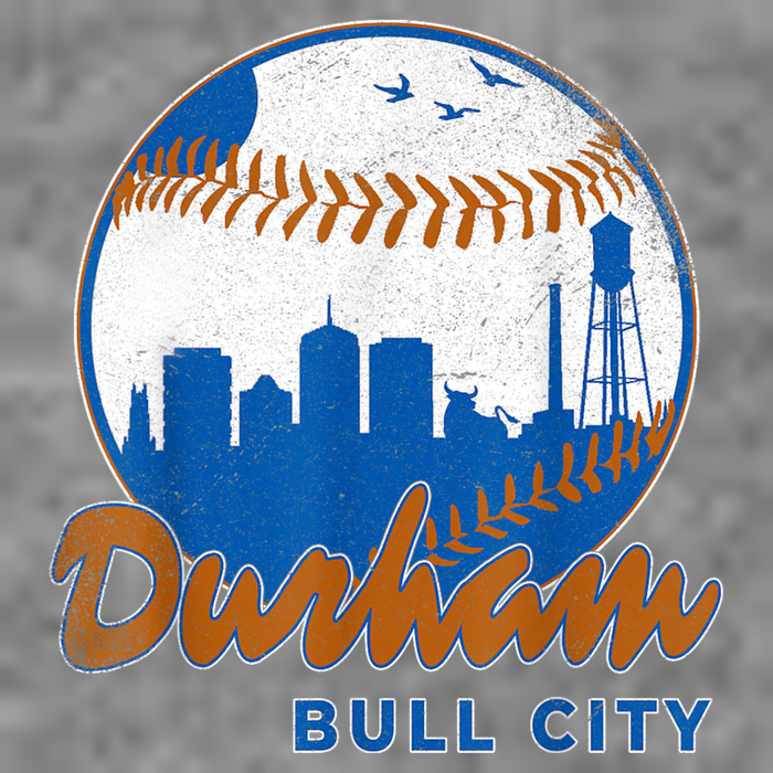 Durham Baseball Skyline Classic Bull City North Carolina Toddler T-Shirt