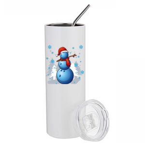 Dabbing Bowling Snow Christmas Funny Dab Ball Cool Gift Stainless Steel Tumbler