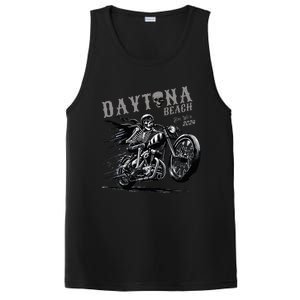 Daytona Beach Skeleton Rider Motorcycle Bike Week PosiCharge Competitor Tank