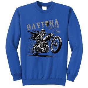 Daytona Beach Skeleton Rider Motorcycle Bike Week Sweatshirt