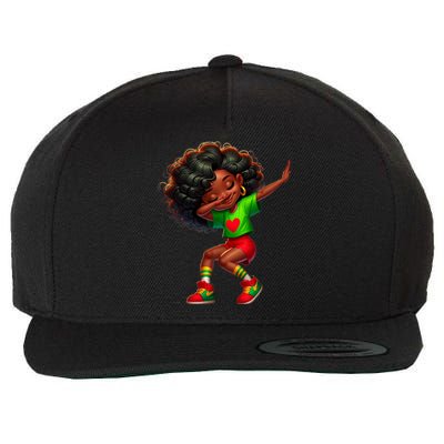 Dabbing Brown Skin Princes Junenth 1865 Great Gift Wool Snapback Cap