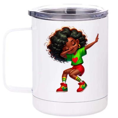 Dabbing Brown Skin Princes Junenth 1865 Great Gift 12 oz Stainless Steel Tumbler Cup