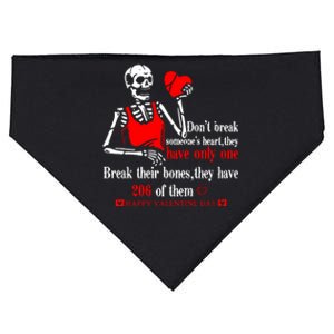 Dont Break Someone Heart Happy Valentine Day USA-Made Doggie Bandana