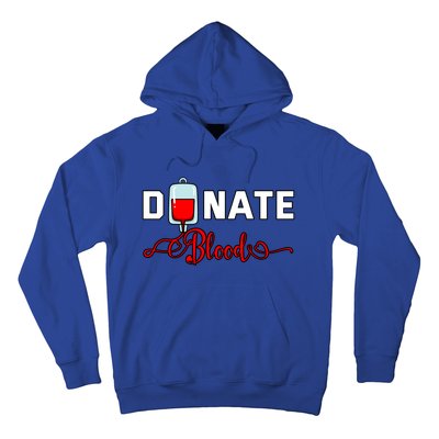 Donate Blood Saved Life National Blood Donor Awareness Month Gift Hoodie