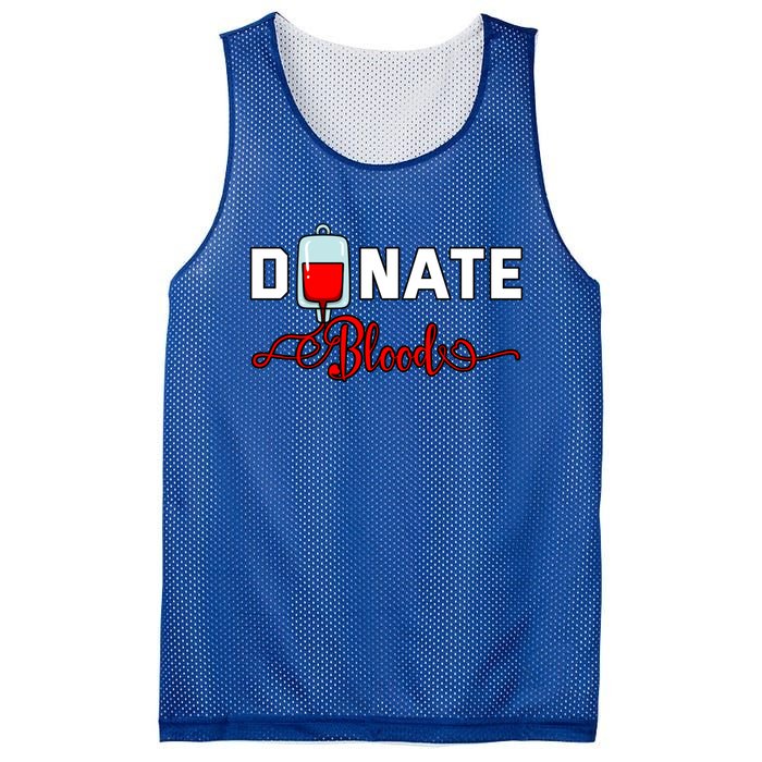 Donate Blood Saved Life National Blood Donor Awareness Month Gift Mesh Reversible Basketball Jersey Tank