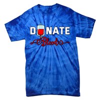 Donate Blood Saved Life National Blood Donor Awareness Month Gift Tie-Dye T-Shirt