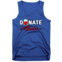 Donate Blood Saved Life National Blood Donor Awareness Month Gift Tank Top