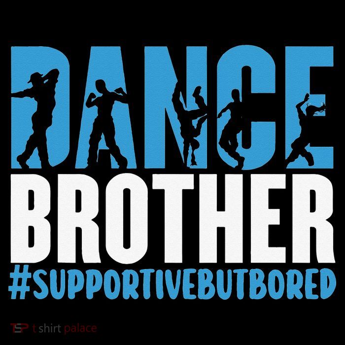 Dance Brother Supportive But Bored Funny Dance Sister 7-Panel Snapback Hat
