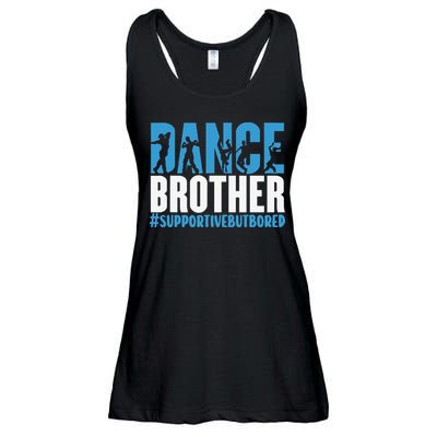 Dance Brother Supportive But Bored Funny Dance Sister Ladies Essential Flowy Tank