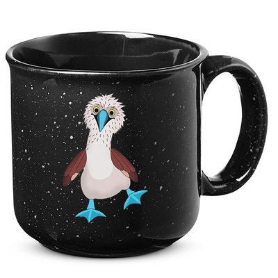 Dancing Booby Sea Bird Footed Blue Feet Drawing 15oz Campfire Ceramic Mug