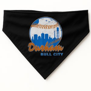 Durham Baseball Skyline Classic Bull City North Carolina USA-Made Doggie Bandana