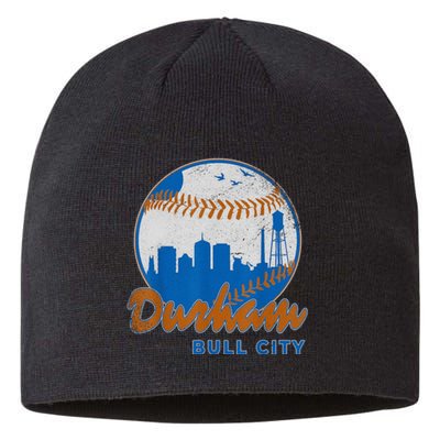 Durham Baseball Skyline Classic Bull City North Carolina Sustainable Beanie