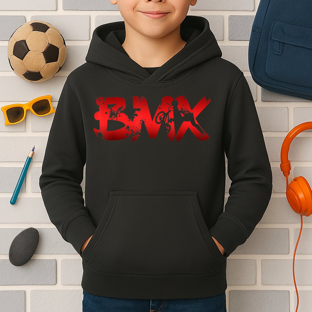 Distressed BMX Shirt For Men Women Kids & Bike Riders TShirt Kids Hoodie