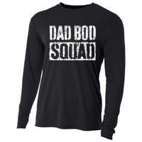 Dad Bod Squad Dad Figure Joke Humor Funny Father’s Dayshirt Cooling Performance Long Sleeve Crew