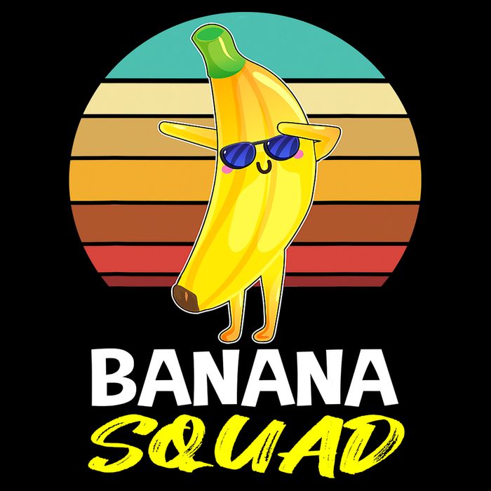 Dancing Banana Squad Funny Retro Vintage Backpack
