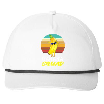 Dancing Banana Squad Funny Retro Vintage Snapback Five-Panel Rope Hat