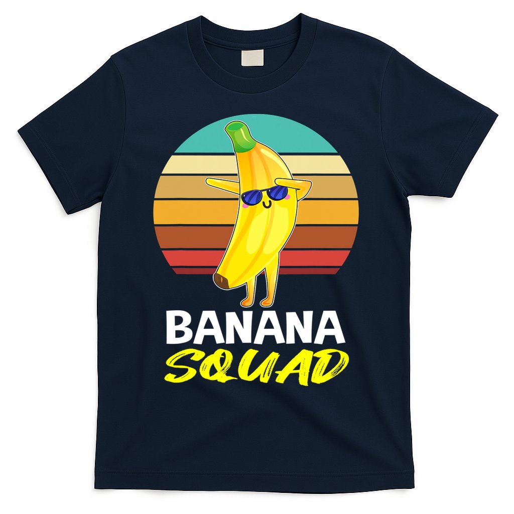 Dancing Banana Squad Funny Retro Vintage T-Shirt