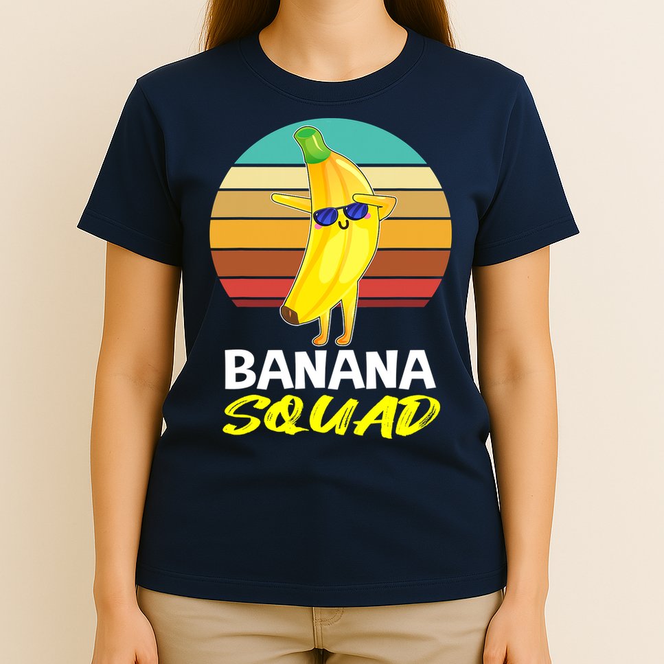 Dancing Banana Squad Funny Retro Vintage T-Shirt