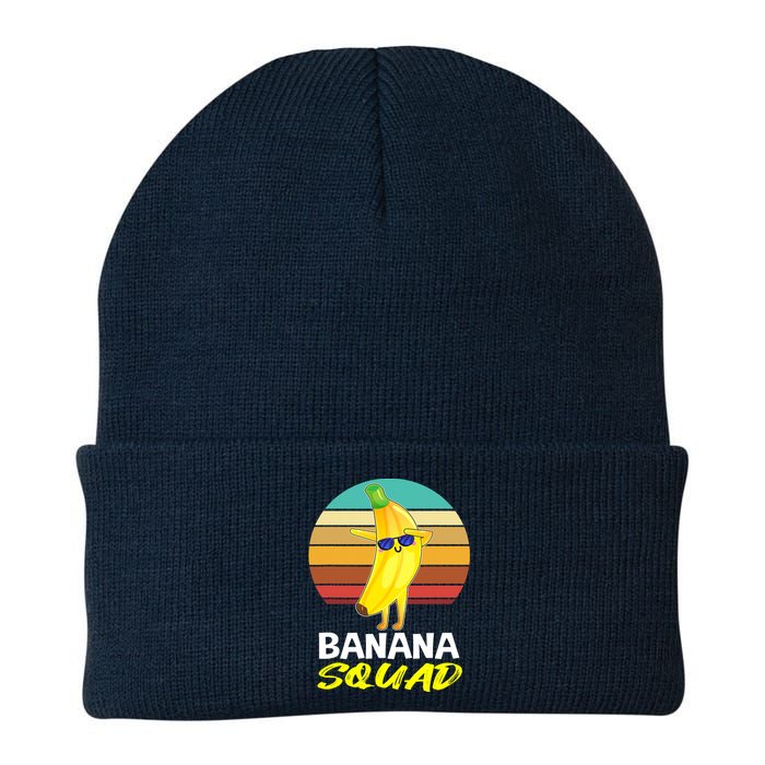 Dancing Banana Squad Funny Retro Vintage Knit Cap Winter Beanie