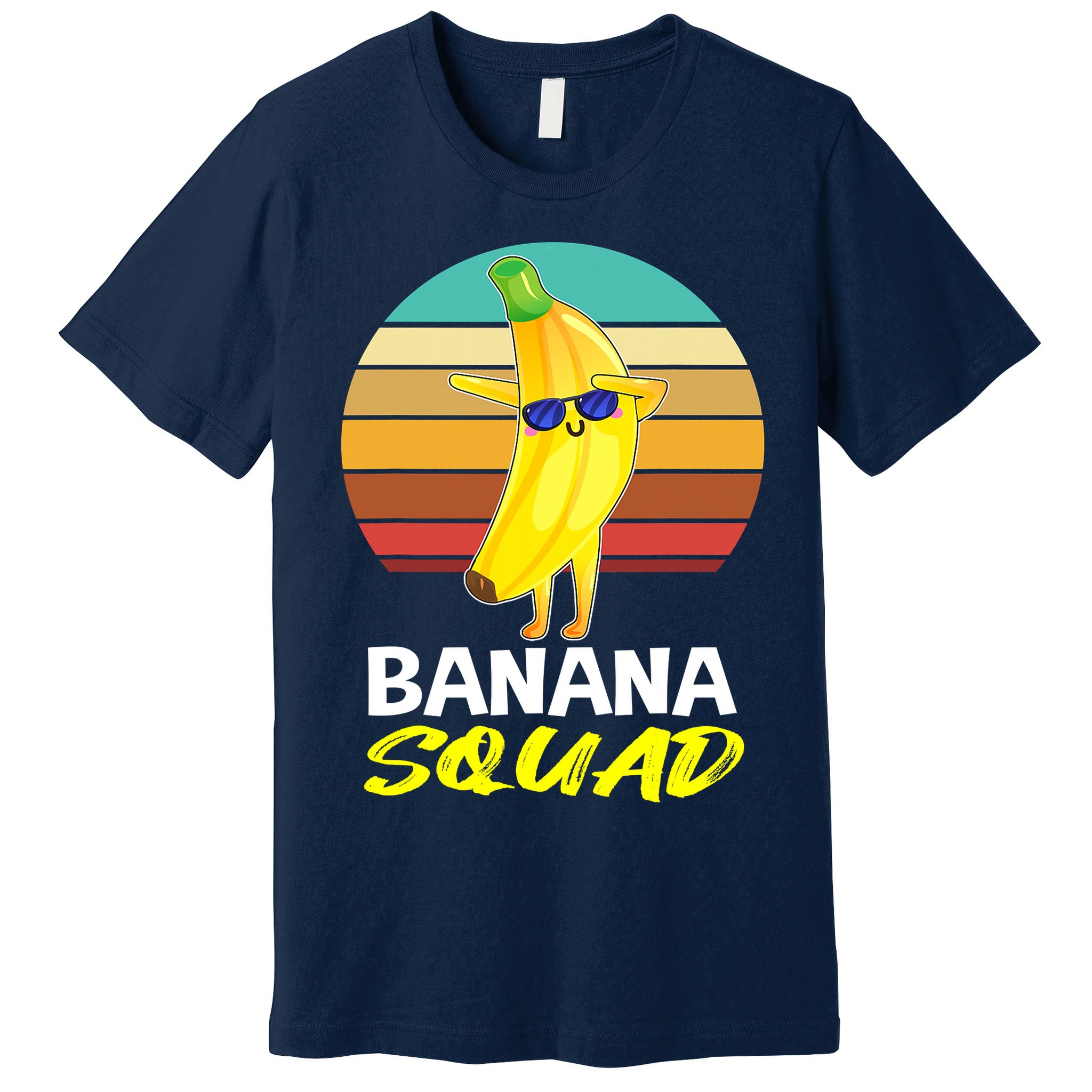 Dancing Banana Squad Funny Retro Vintage Premium T-Shirt