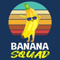 Dancing Banana Squad Funny Retro Vintage Womens T-Shirt