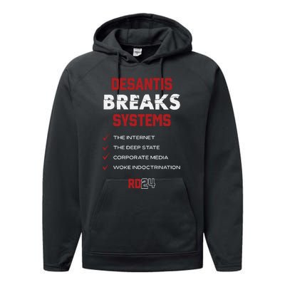 Desantis Breaks Systems The Internet The Deep State Corporate Media Woke Performance Fleece Hoodie