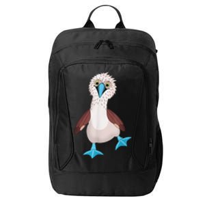 Dancing Booby Sea Bird Footed Blue Feet Drawing City Backpack