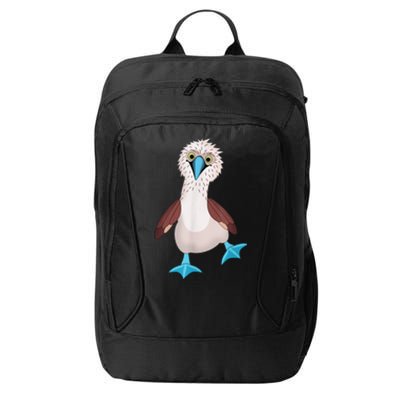 Dancing Booby Sea Bird Footed Blue Feet Drawing City Backpack