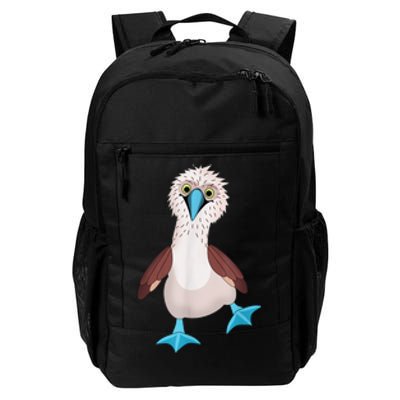 Dancing Booby Sea Bird Footed Blue Feet Drawing Daily Commute Backpack