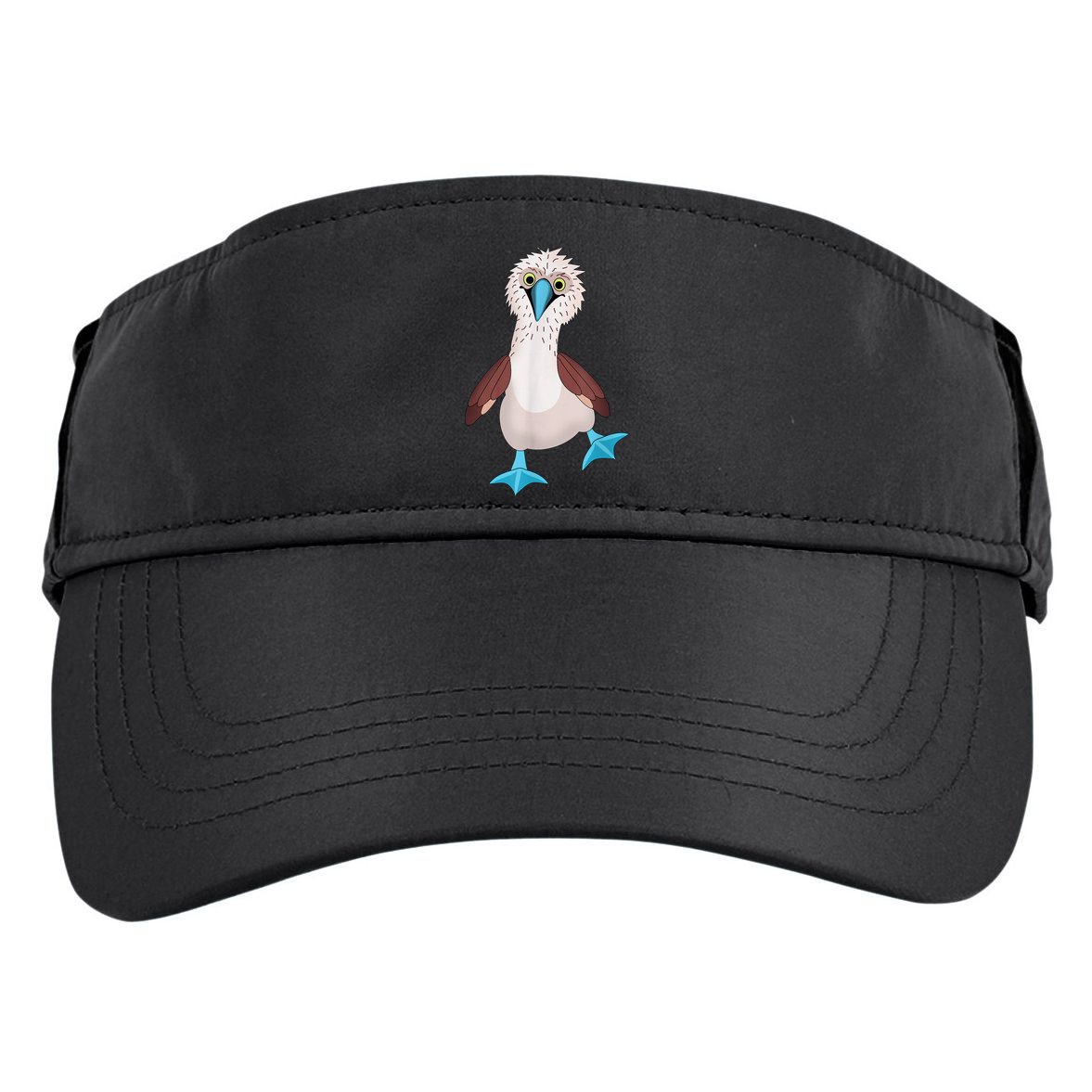 Dancing Booby Sea Bird Footed Blue Feet Drawing Adult Drive Performance Visor