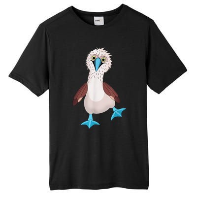 Dancing Booby Sea Bird Footed Blue Feet Drawing Tall Fusion ChromaSoft Performance T-Shirt