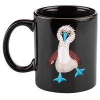 Dancing Booby Sea Bird Footed Blue Feet Drawing 11oz C Handle Ceramic Mug