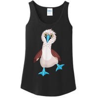 Dancing Booby Sea Bird Footed Blue Feet Drawing Ladies Essential Tank