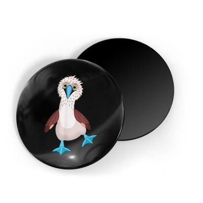 Dancing Booby Sea Bird Footed Blue Feet Drawing Magnet