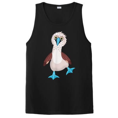 Dancing Booby Sea Bird Footed Blue Feet Drawing PosiCharge Competitor Tank