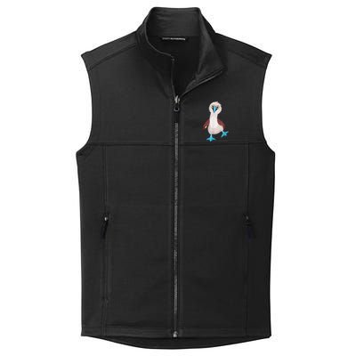 Dancing Booby Sea Bird Footed Blue Feet Drawing Collective Smooth Fleece Vest