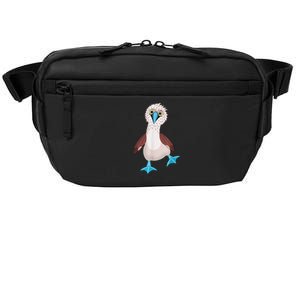 Dancing Booby Sea Bird Footed Blue Feet Drawing Crossbody Pack