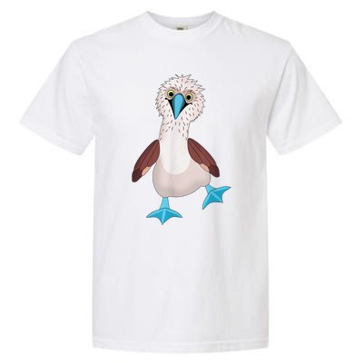 Dancing Booby Sea Bird Footed Blue Feet Drawing Garment-Dyed Heavyweight T-Shirt