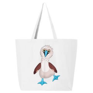 Dancing Booby Sea Bird Footed Blue Feet Drawing 25L Jumbo Tote