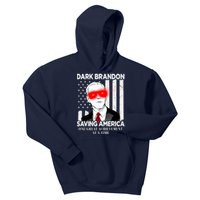 Dark Brandon Saving America Funny Biden Design Kids Hoodie