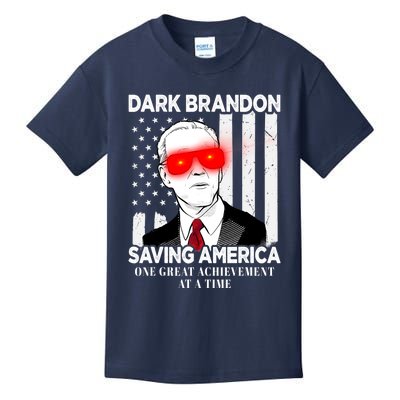 Dark Brandon Saving America Funny Biden Design Kids T-Shirt