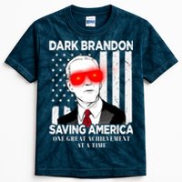 Dark Brandon Saving America Funny Biden Design Kids Tie-Dye T-Shirt